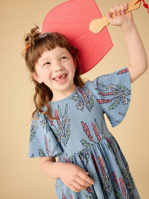 Butterfly Sleeve Dress