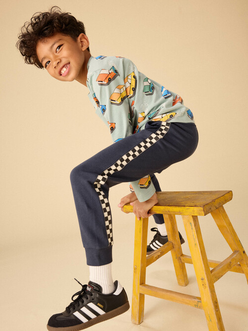 Stripe-Out Joggers