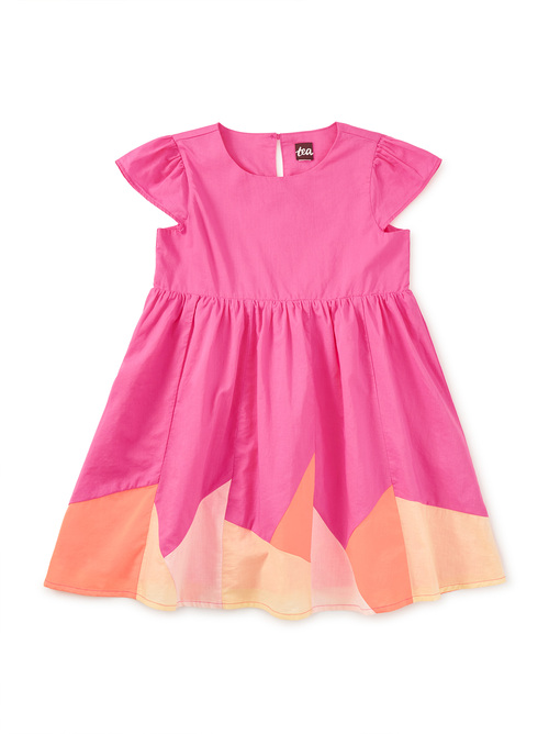  Cap Sleeve Jogakbo Dress