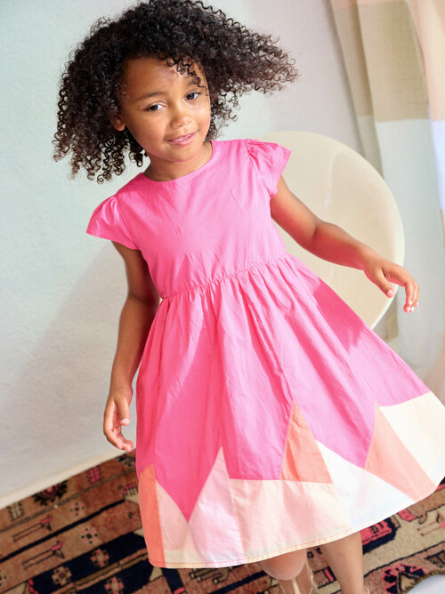 Cap Sleeve Jogakbo Dress