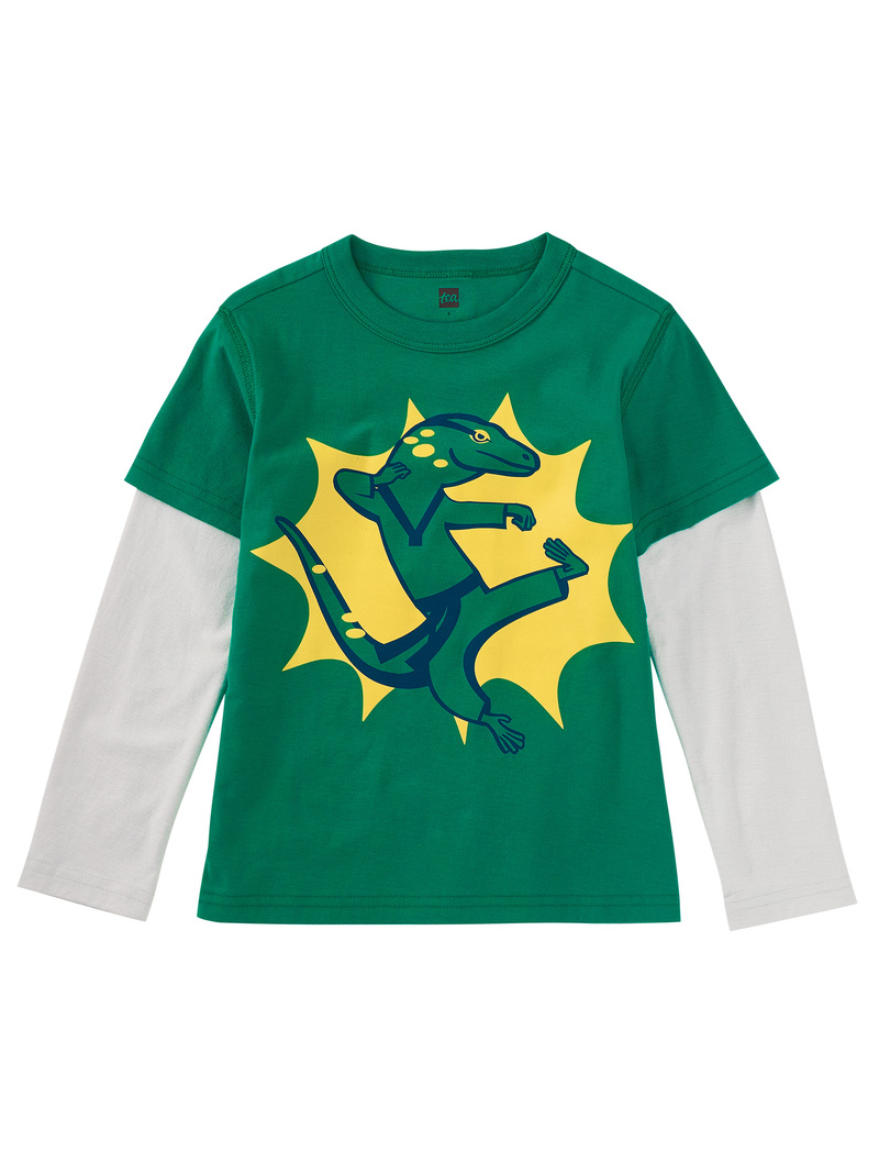 Taekwondo Lizard Layered Tee