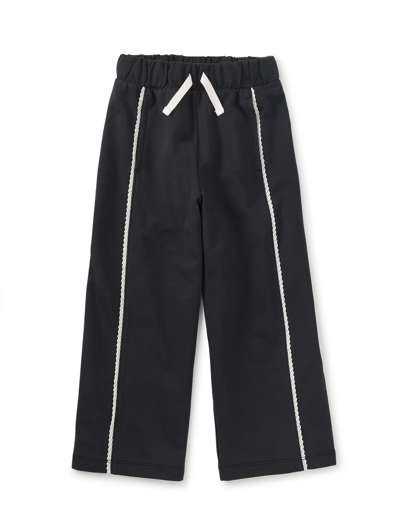 Lace Trim Track Pants