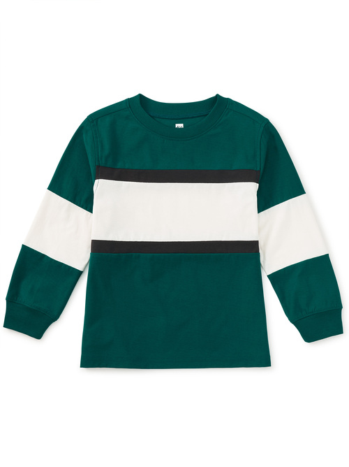  Colorblock Rugby Top
