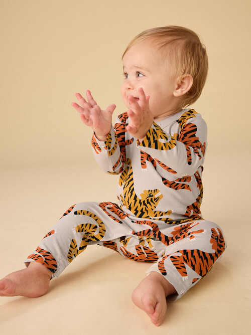 Long Sleeve Pocket Baby Romper