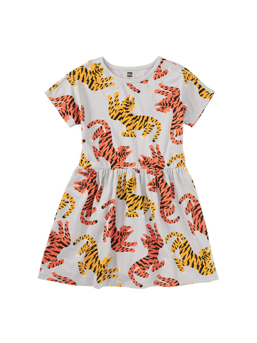  Short Sleeve Twirl Dress