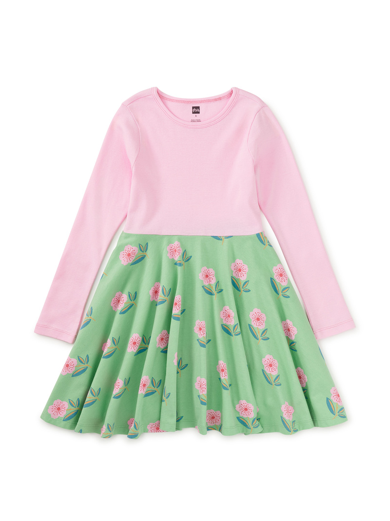 Print Mix Twirl Dress