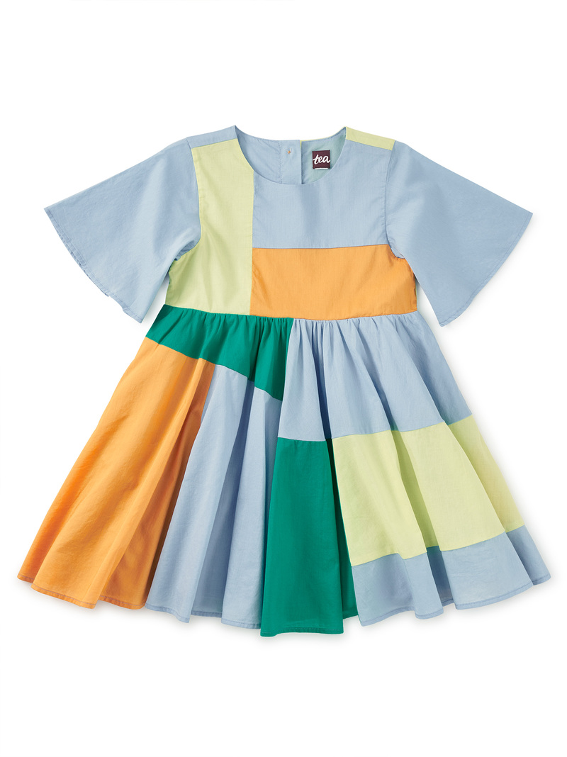 Butterfly Sleeve Jogakbo Dress