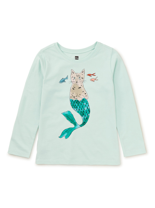  Mermaid Kitty Graphic Tee