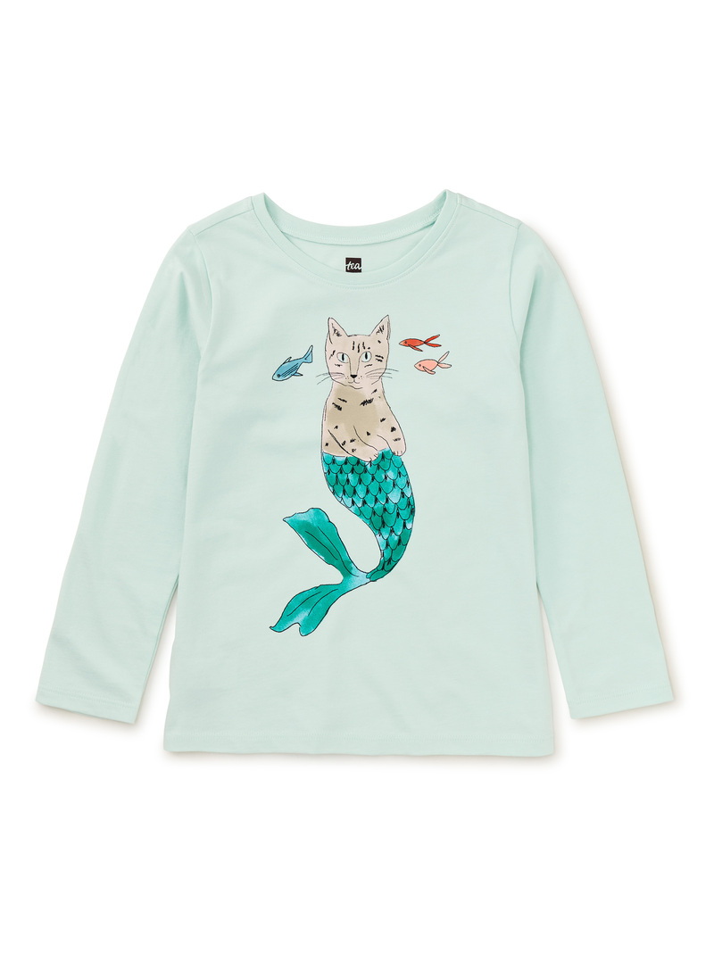 Mermaid Kitty Graphic Tee