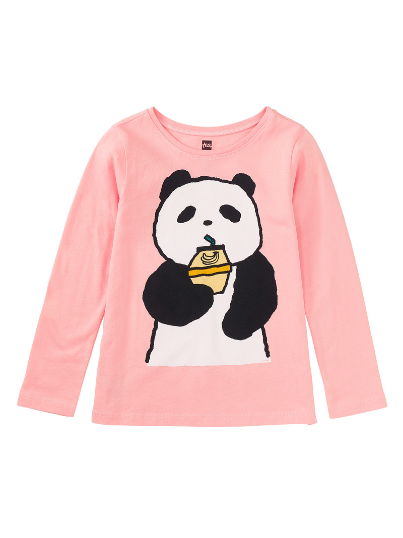 Banana Milk Panda Graphic Tee