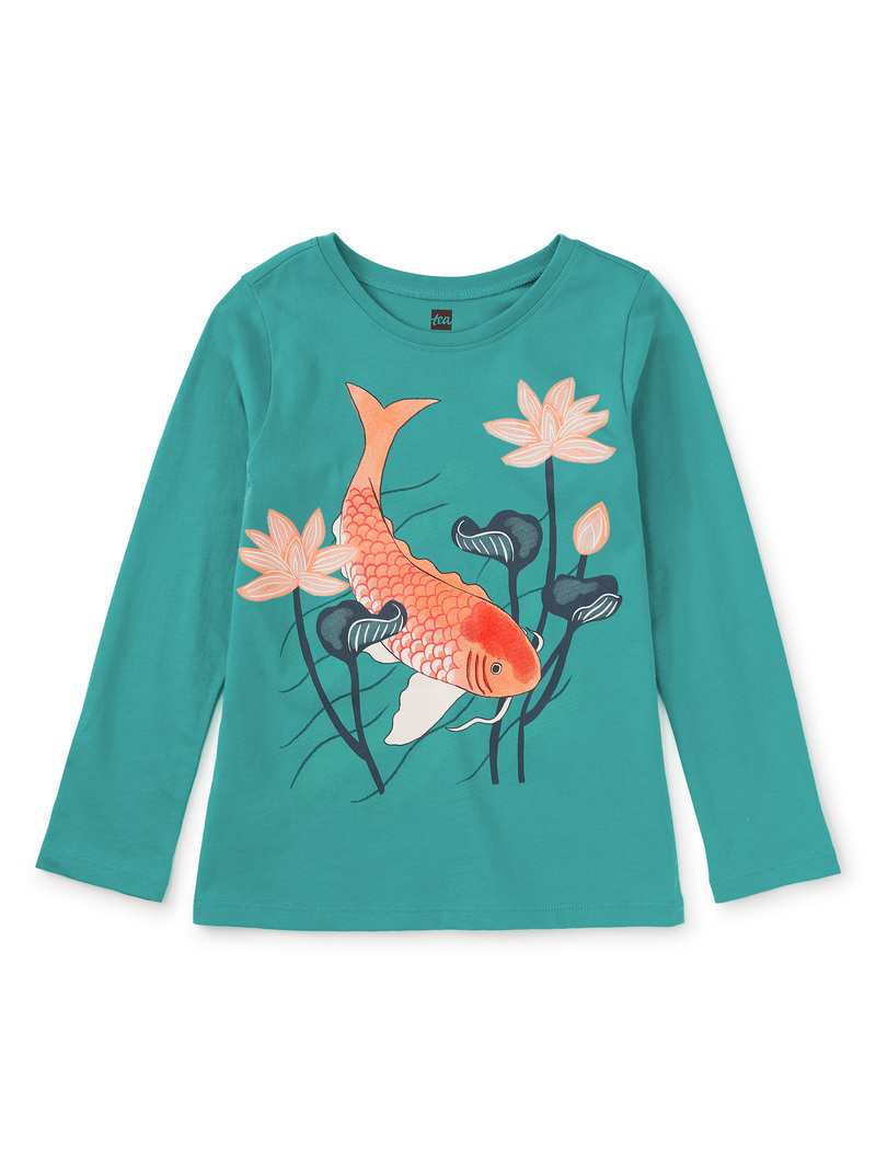 Carp and Lotus Graphic Tee