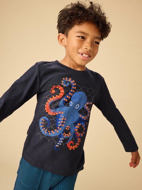 Minhwa Octopus Graphic Tee