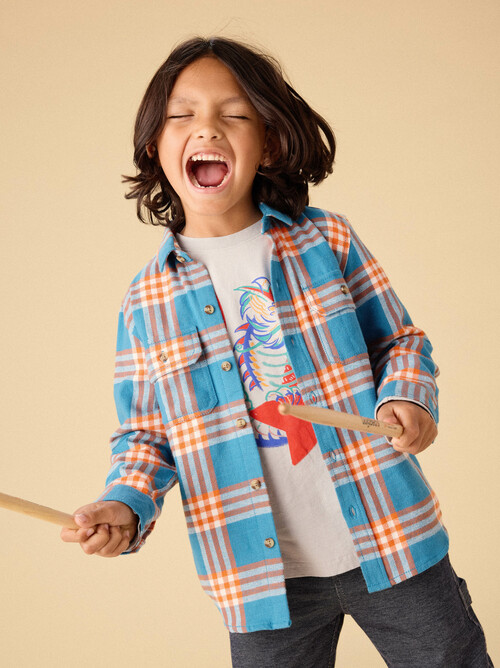 Flannel Button Up Shirt