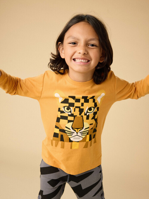 Bojagi Leopard Graphic Tee
