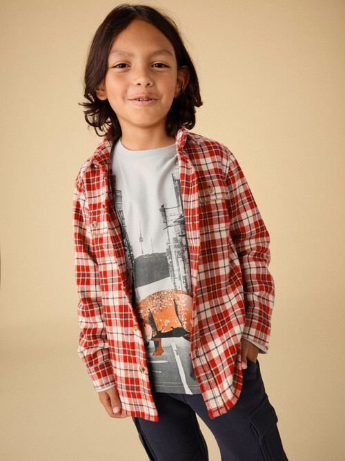 Flannel Button Up Shirt