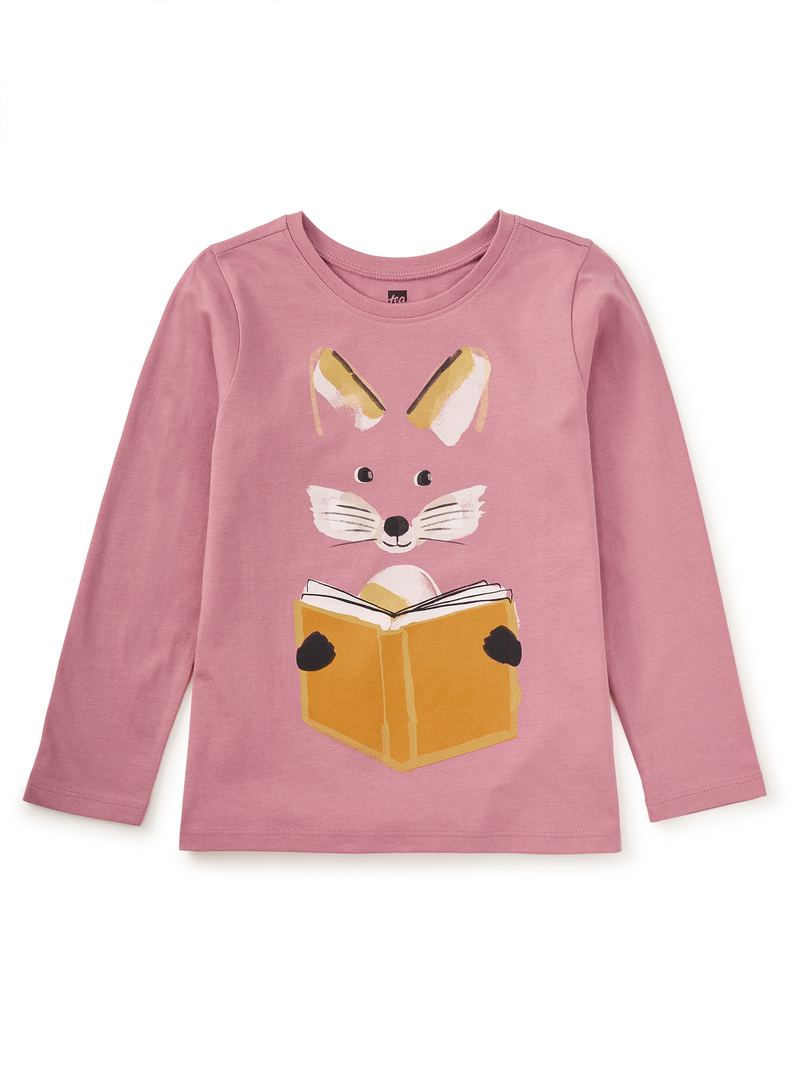 Reading Fox Double Sided Tee