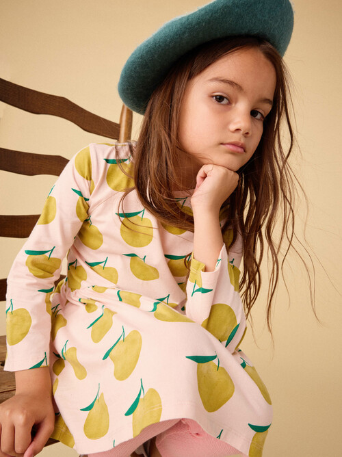  Long Sleeve Skirted Dress