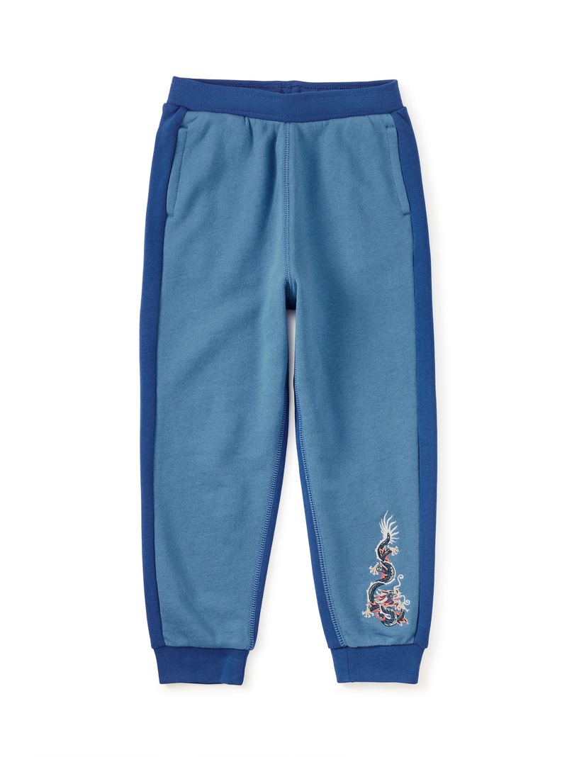 Colorblock Dragon Joggers