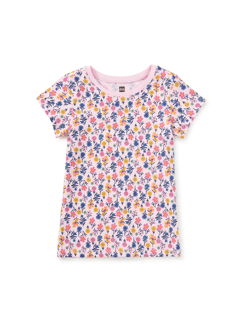 Printed Short Sleeve Top