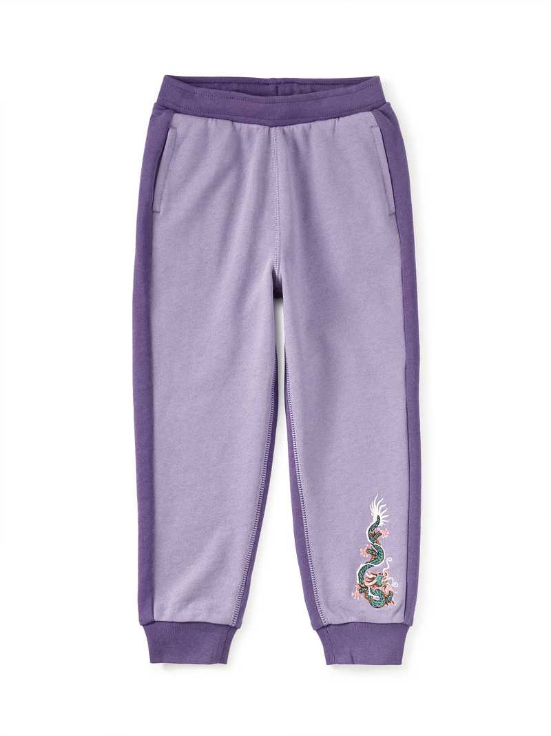 Colorblock Dragon Joggers