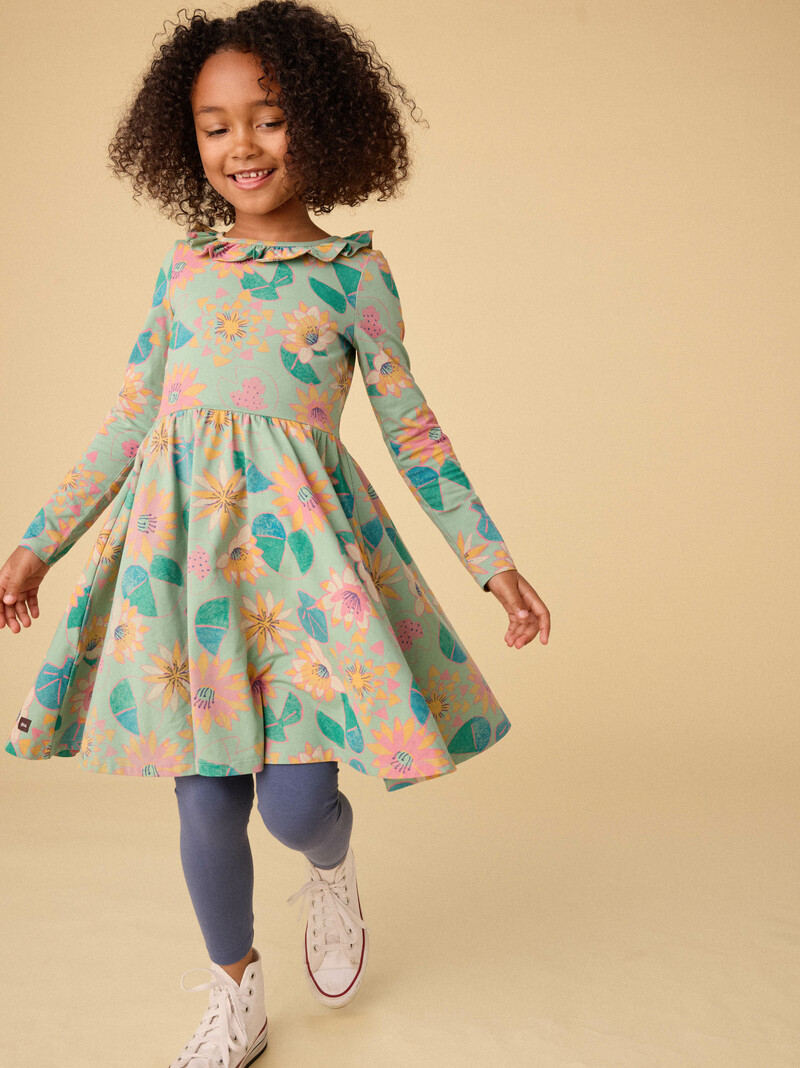 Ruffle Collar Ballet Dress