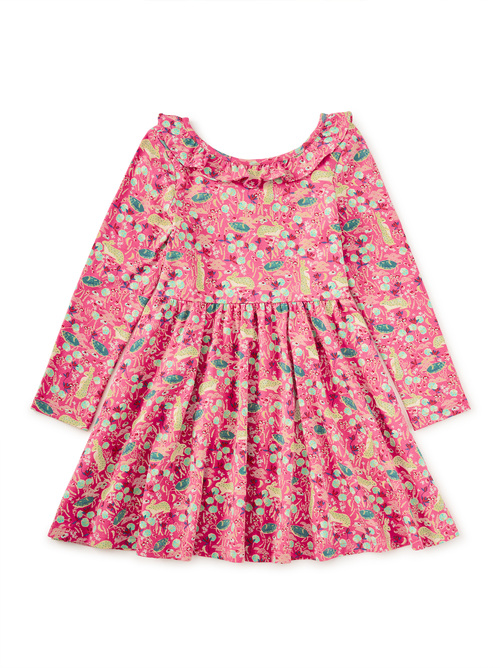  Ruffle Collar Ballet Dress