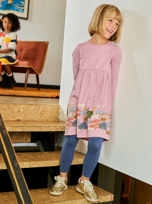 Tiger Story Skirted Dress