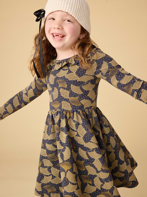 Ruffle Collar Ballet Dress