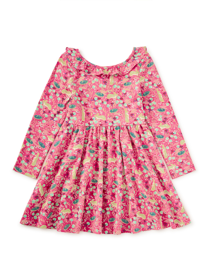 Ruffle Collar Ballet Dress