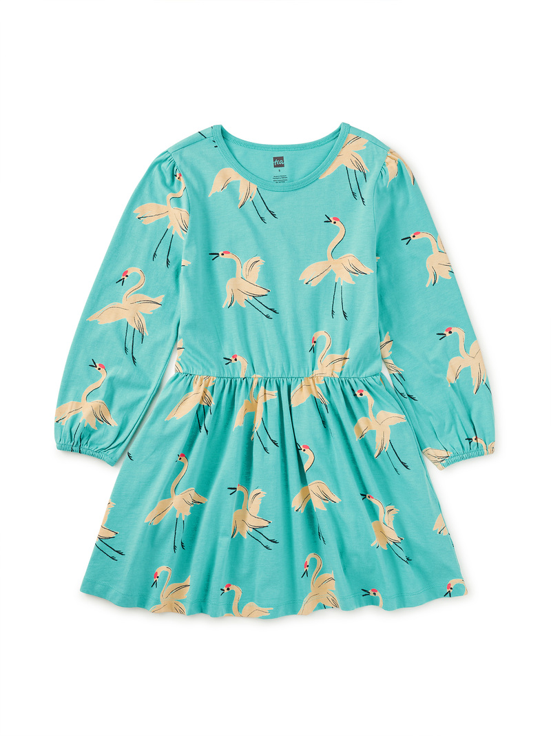 Blouson Sleeve Pocket Dress