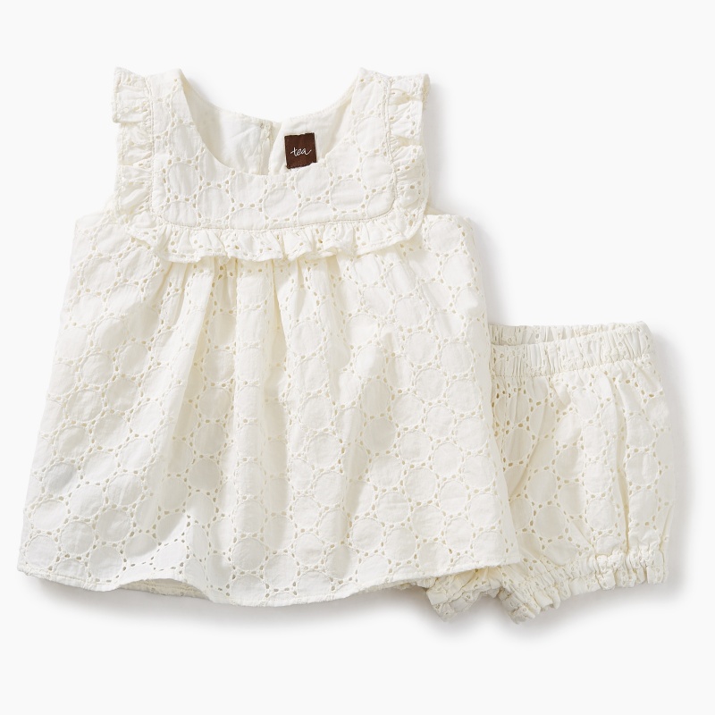 Eyelet Baby Outfit