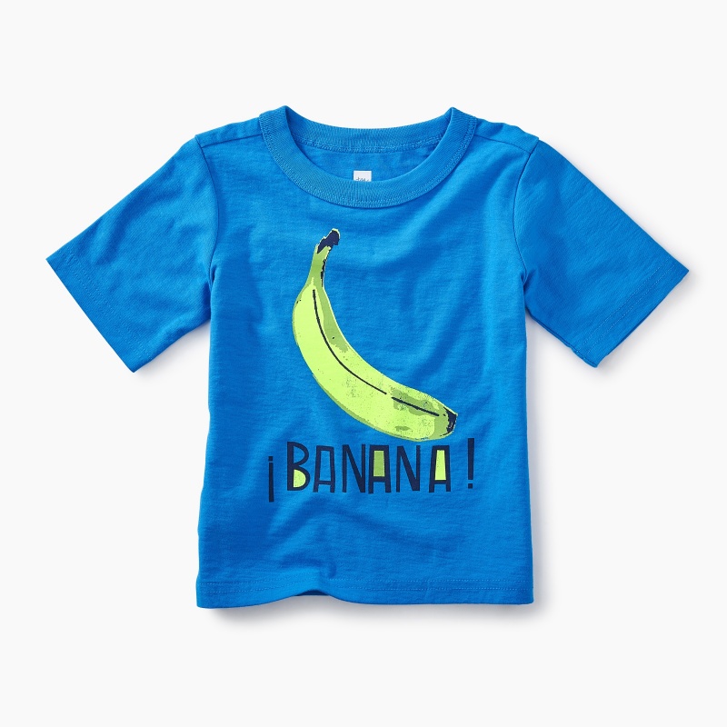 Banana Graphic Baby Tee