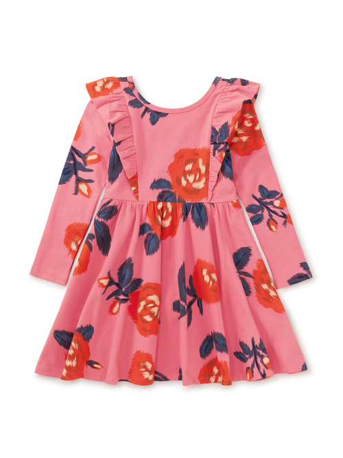  Ruffle Shoulder Ballet Dress
