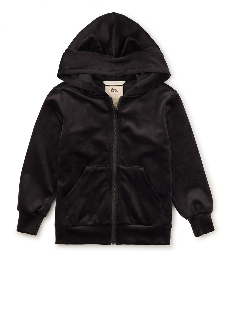 Cat Ears Velour Hoodie