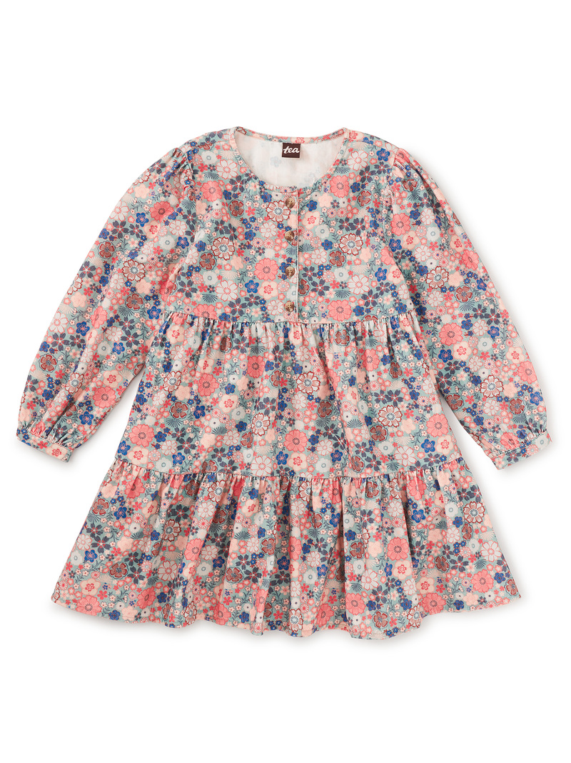Corduroy Henley Shirtdress