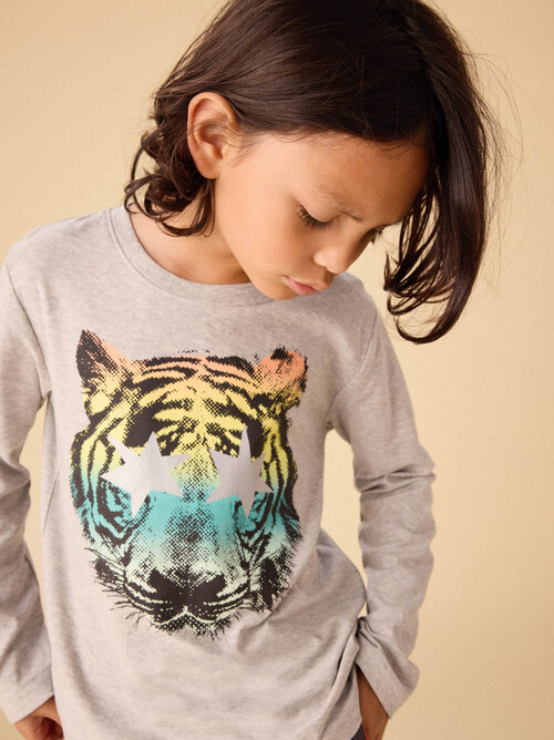 Star Foil Tiger Graphic Tee