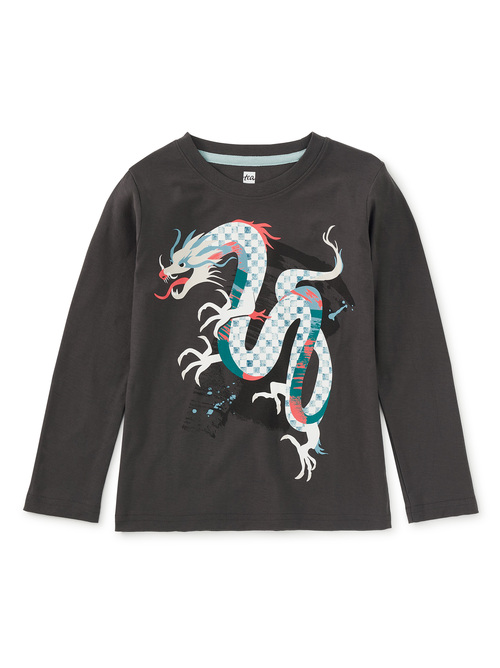  Mythic Flame Dragon Graphic Tee