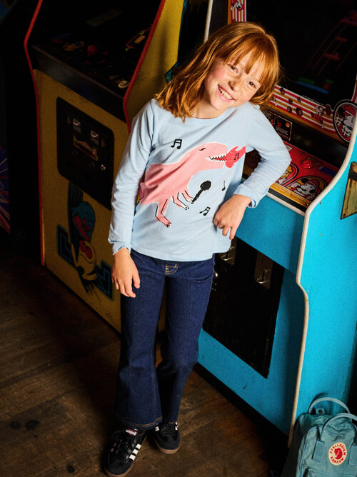 Karaoke Dino Graphic Tee