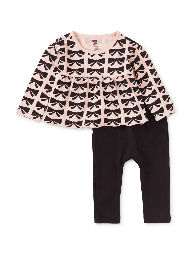 Peplum Top & Pants Baby Set
