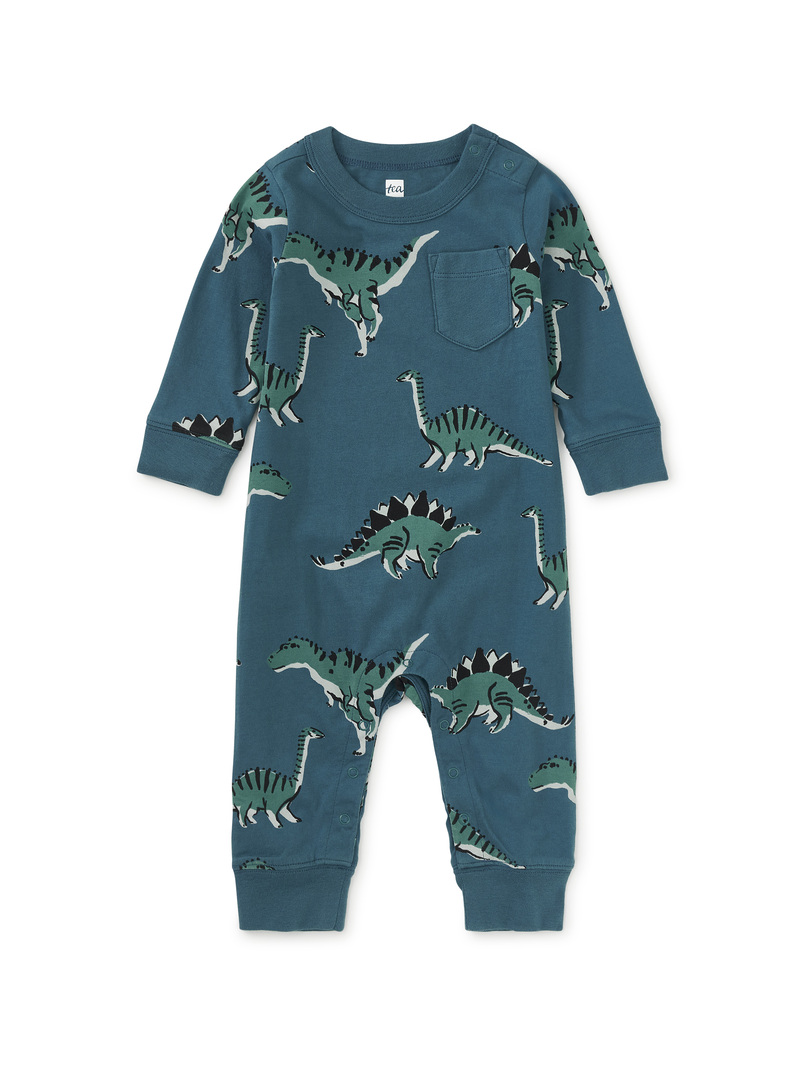 Long Sleeve Pocket Baby Romper