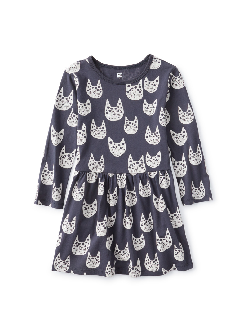 Long Sleeve Skirted Dress