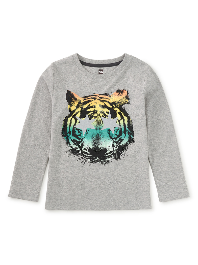Star Foil Tiger Graphic Tee