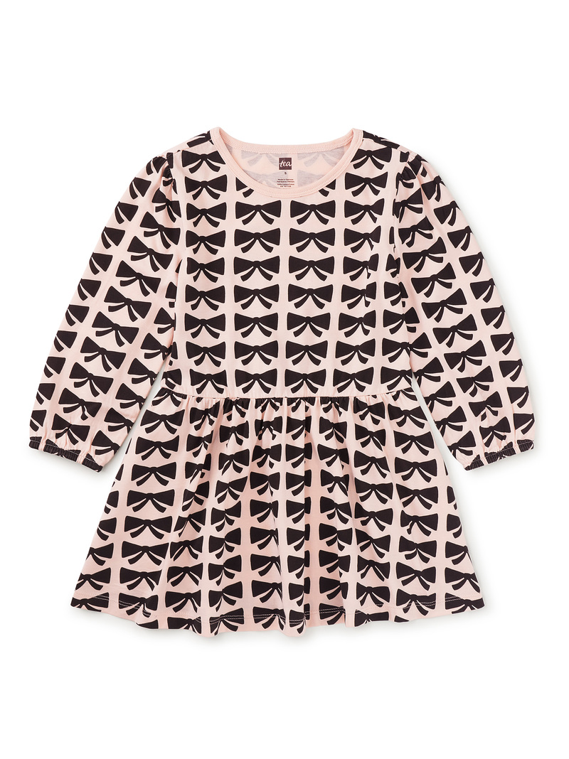 Blouson Sleeve Pocket Dress