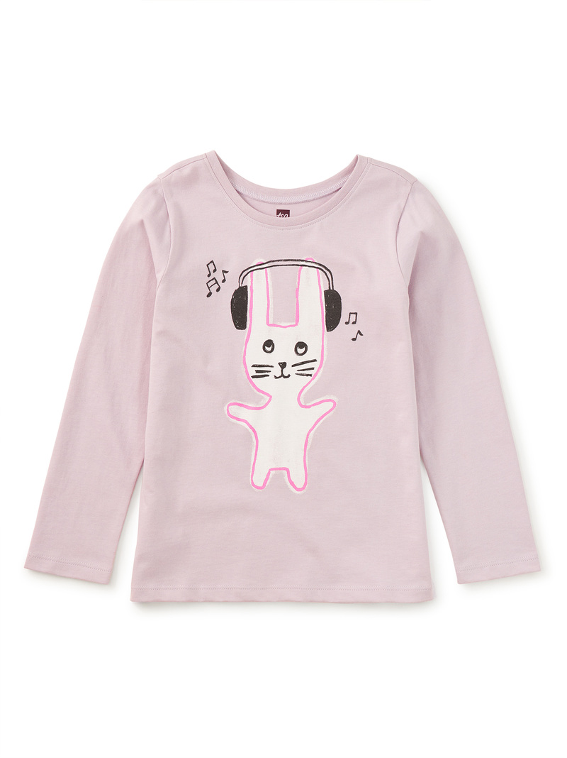 Bunny Bop Double-Sided Graphic Tee