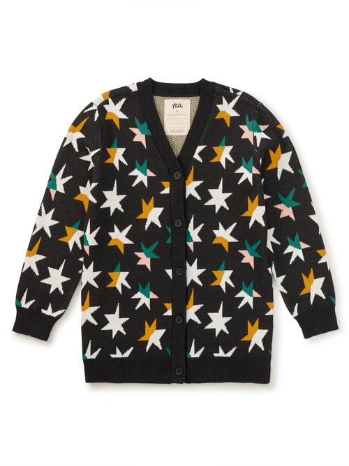 Long Iconic Stars Cardigan