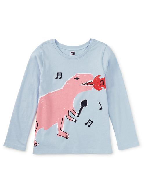  Karaoke Dino Graphic Tee