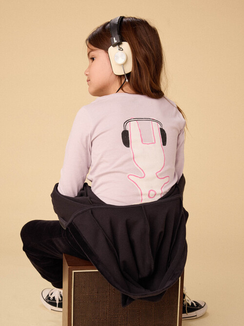 Bunny Bop Double-Sided Graphic Tee