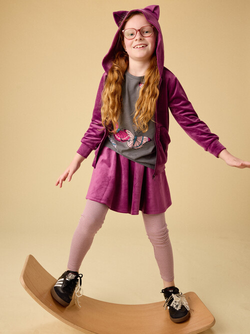 Velour Twirl Skirt