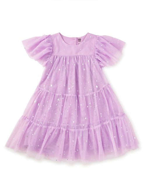  Tiered Tulle Sparkle Dress