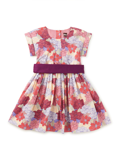  Organdy Sash Dress